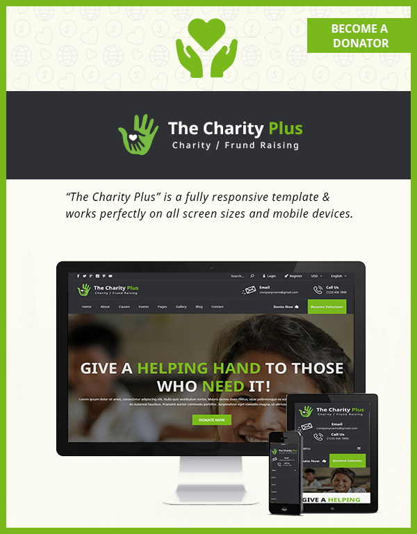 Charity - The Charity Plus HTML Template