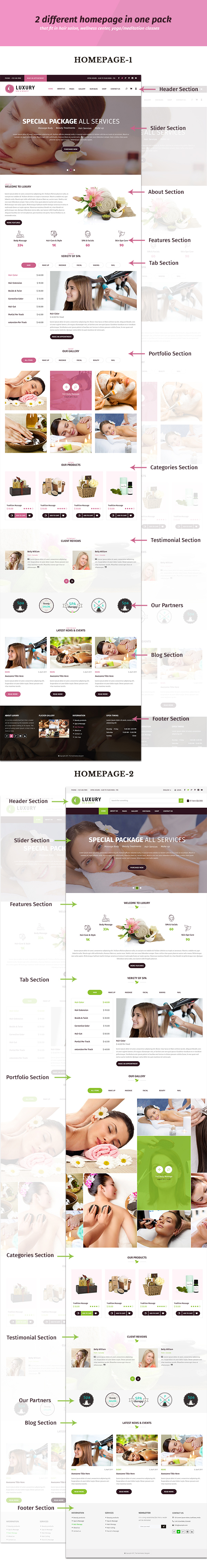 Luxury Spa and Beauty Html Template