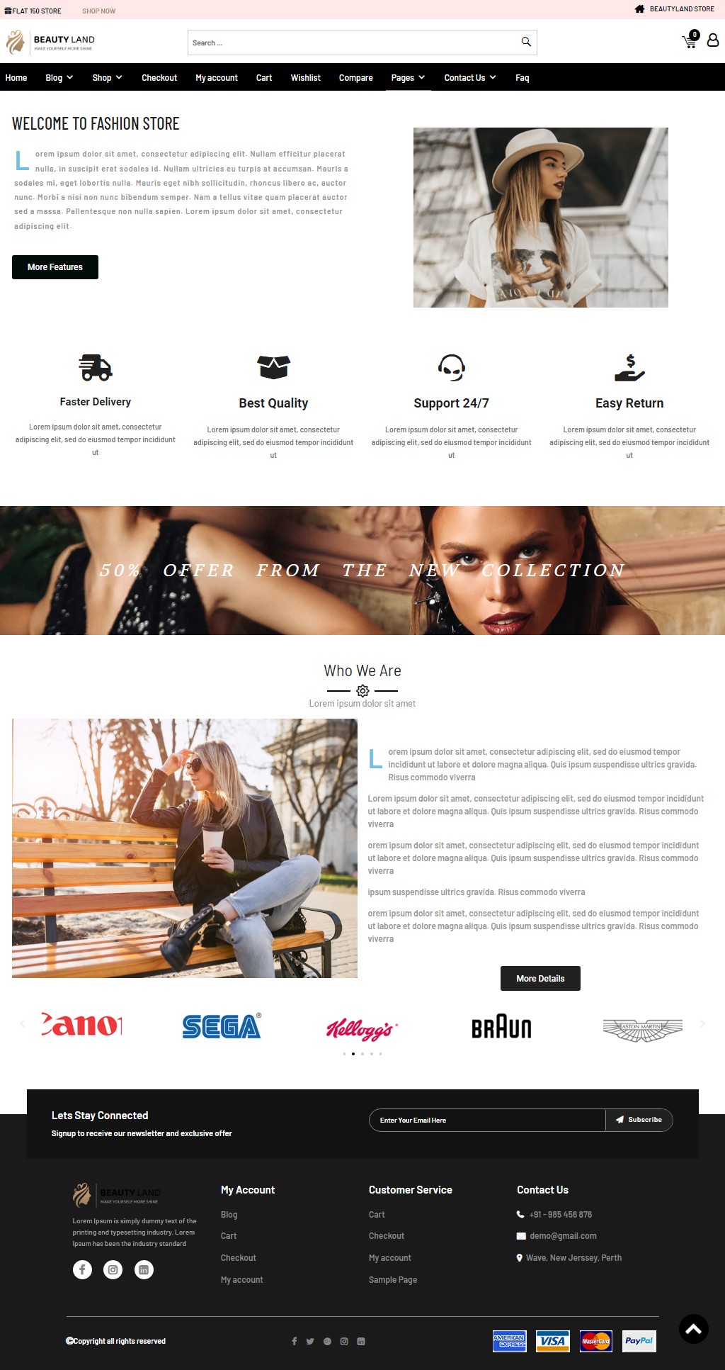 fashion wordpress product page 